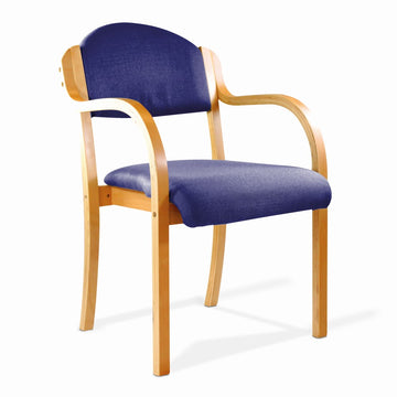 Twyford Wooden Framed Stacking Chair with Arms